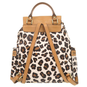 美品 トリーバーチ レオパード柄 PVC マルチカラー リュック デイパック 0911【中古】Tory Burch