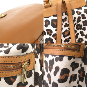 美品 トリーバーチ レオパード柄 PVC マルチカラー リュック デイパック 0911【中古】Tory Burch