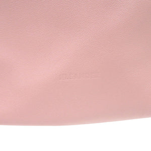 美品 ジルサンダー ダンプリング ドローストリング DUMPLING DRAWSTRING レザー ライトピンク ショルダーバッグ 0941【中古】JIL SANDER