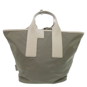 未使用 フルラ PIUMA ピューマ WB01249 BX3050 ナイロン レザー カーキ 2way ハンドバッグ グリーン 0946【中古】Furla