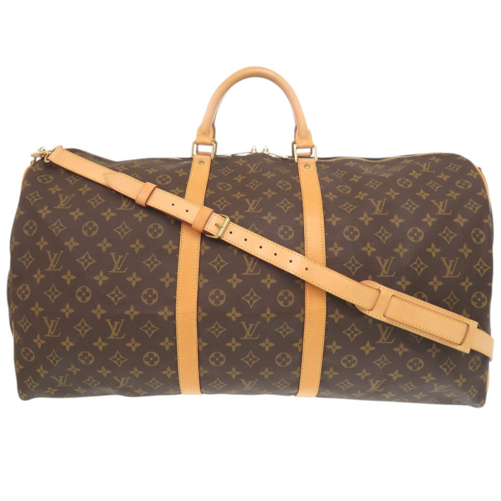 美品 ルイ ヴィトン キーポルバンドリエール60 モノグラム M41412 ブラウン ボストンバッグ LV 0950【中古】LOUIS VUITTON