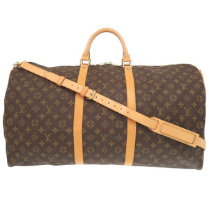 美品 ルイ ヴィトン キーポルバンドリエール60 モノグラム M41412 ブラウン ボストンバッグ LV 0950【中古】LOUIS VUITTON