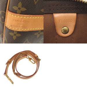 ルイ ヴィトン キーポルバンドリエール55 モノグラム M41414 ブラウン ボストンバッグ LV 0951【中古】LOUIS VUITTON