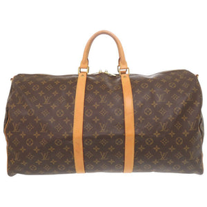ルイ ヴィトン キーポルバンドリエール55 モノグラム M41414 ブラウン ボストンバッグ LV 0951【中古】LOUIS VUITTON