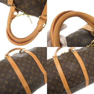 ルイ ヴィトン キーポルバンドリエール55 モノグラム M41414 ブラウン ボストンバッグ LV 0951【中古】LOUIS VUITTON