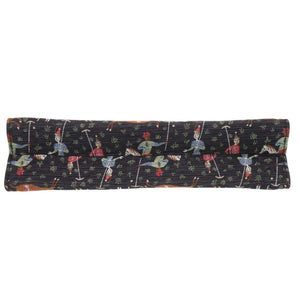 美品 グッチ グレタガルボ コラボ 馬術プリント キャンバス ブラック クラッチバッグ 黒 0960【中古】GUCCI