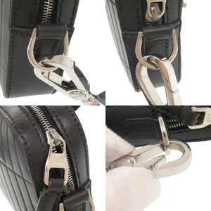 美品 ダンヒル ローラガス レザー ブラック ショルダーバッグ 黒 0968【中古】Dunhill メンズ