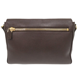 トムフォード ブラウン メッセンジャー ショルダーバッグ 茶 0971【中古】TOM FORD メンズ