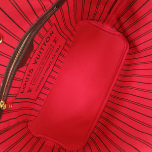 ルイ ヴィトン ネヴァーフルPM ポーチ付 ダミエ スリーズ N40600 トートバッグ LV 0989【中古】LOUIS VUITTON