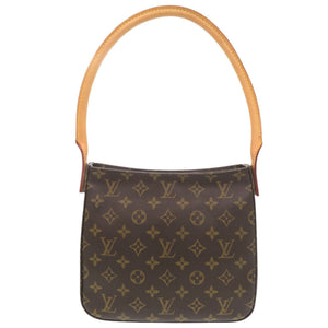 美品 ルイ ヴィトン ルーピングMM モノグラム M51146 ブラウン ショルダーバッグ LV 1011【中古】LOUIS VUITTON