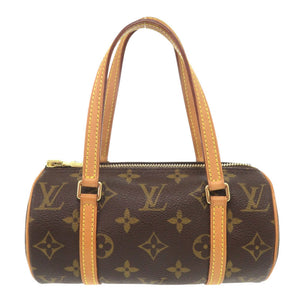 美品 ルイ ヴィトン パピヨン19 M51389 モノグラム ブラウン ハンドバッグ LV 1013【中古】LOUIS VUITTON