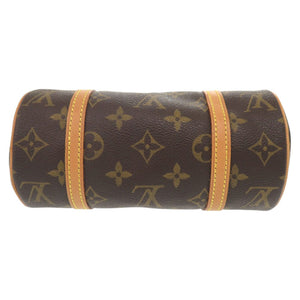 美品 ルイ ヴィトン パピヨン19 M51389 モノグラム ブラウン ハンドバッグ LV 1013【中古】LOUIS VUITTON