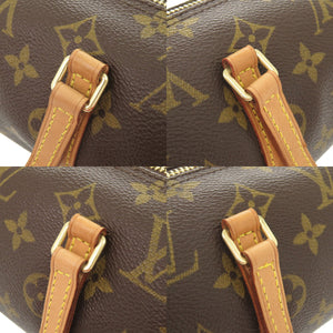 美品 ルイ ヴィトン パピヨン19 M51389 モノグラム ブラウン ハンドバッグ LV 1013【中古】LOUIS VUITTON