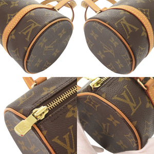 美品 ルイ ヴィトン パピヨン19 M51389 モノグラム ブラウン ハンドバッグ LV 1013【中古】LOUIS VUITTON