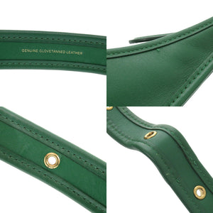 新品同様 コーチ エルゴ レザー グリーン ショルダーバッグ ワンショルダーバッグ 緑 1021【中古】COACH