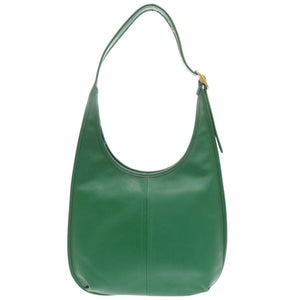 新品同様 コーチ エルゴ レザー グリーン ショルダーバッグ ワンショルダーバッグ 緑 1021【中古】COACH