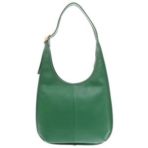 新品同様 コーチ エルゴ レザー グリーン ショルダーバッグ ワンショルダーバッグ 緑 1021【中古】COACH