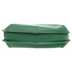新品同様 コーチ エルゴ レザー グリーン ショルダーバッグ ワンショルダーバッグ 緑 1021【中古】COACH
