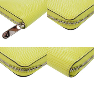 美品 ルイ ヴィトン ジッピーウォレット エピ M60436 エピレザー イエロー 長財布 黄 LV 1026【中古】LOUIS VUITTON
