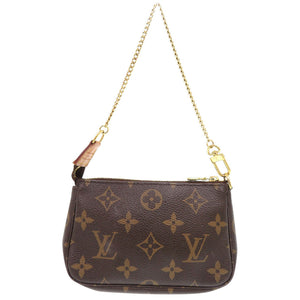 美品 ルイ ヴィトン ミニ ポシェット アクセソワール モノグラム M58009 ポーチ バッグ LV 1037【中古】LOUIS VUITTON