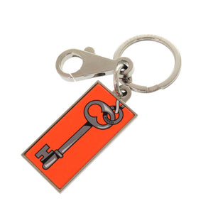 エルメス イリュージョン キーリング 鍵 カギ オレンジ キーホルダー 1051 【中古】 HERMES