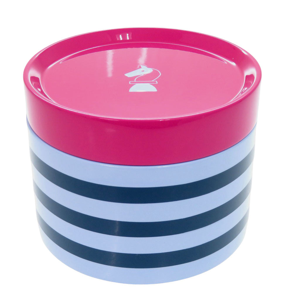 未使用 エルメス エポピーボックス　ラージモデル ラッカードウッド ローズフシア ブルー その他雑貨 1052【中古】HERMES