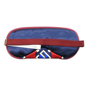 未使用品 グッチ アイマスク ジオメトリックG その他小物 レッド/ブルー/ホワイト 赤 1068【中古】GUCCI