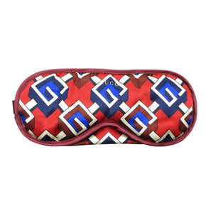 未使用品 グッチ アイマスク ジオメトリックG その他小物 レッド/ブルー/ホワイト 赤 1068【中古】GUCCI