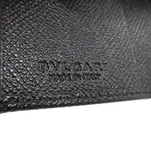 未使用 ブルガリ × フラグメント レザー ブラック 6連 キーケース 黒 1070 【中古】 BVLGARI メンズ