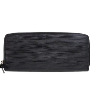 美品 ルイ ヴィトン ポルトフォイユ クレマンス M60915 エピレザー ノワール 長財布 ブラック 黒 LV 1072【中古】LOUIS VUITTON