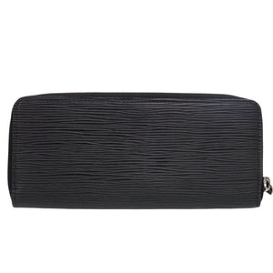 美品 ルイ ヴィトン ポルトフォイユ クレマンス M60915 エピレザー ノワール 長財布 ブラック 黒 LV 1072【中古】LOUIS VUITTON