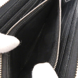 美品 ルイ ヴィトン ポルトフォイユ クレマンス M60915 エピレザー ノワール 長財布 ブラック 黒 LV 1072【中古】LOUIS VUITTON