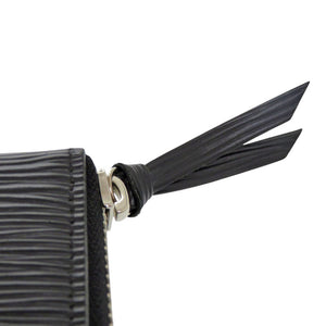 美品 ルイ ヴィトン ポルトフォイユ クレマンス M60915 エピレザー ノワール 長財布 ブラック 黒 LV 1072【中古】LOUIS VUITTON