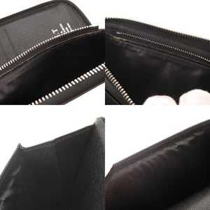 ルイ ヴィトン ジッピーウォレット ヴェルティカル ダミエグラフィット N63095 ブラック ラウンドファスナー 長財布 LV 1073【中古】LOUIS VUITTON メンズ