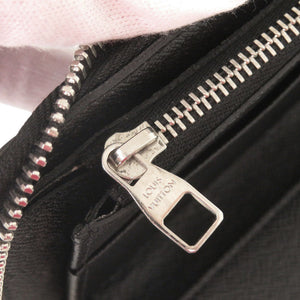 ルイ ヴィトン ジッピーウォレット ヴェルティカル ダミエグラフィット N63095 ブラック ラウンドファスナー 長財布 LV 1073【中古】LOUIS VUITTON メンズ