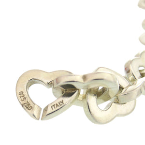 美品 ティファニー ハートリンク K18イエローゴールド/シルバー925 ブレスレット アクセサリー 1075 【中古】 TIFFANY&Co.