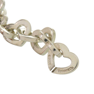 美品 ティファニー ハートリンク K18イエローゴールド/シルバー925 ブレスレット アクセサリー 1075 【中古】 TIFFANY&Co.