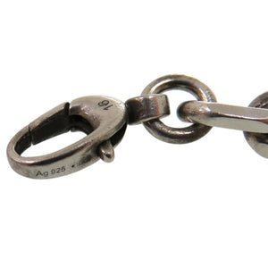 美品 グッチ インターロッキング チェーン シルバー925 シルバー 銀 ブレスレット 1081【中古】GUCCI