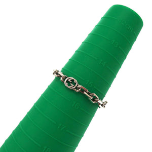 美品 グッチ インターロッキング チェーン シルバー925 シルバー 銀 ブレスレット 1081【中古】GUCCI