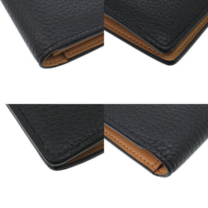 美品 ルイ ヴィトン LVヴェルティカル ウォレット M81330 レザー トリヨンレザー ノワール LV 黒 長財布 1100【中古】LOUIS VUITTON