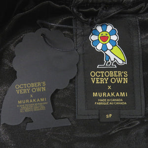 未使用 オクトーバーズ ベリー オウン 村上隆 コラボ スタジャン ウール ナイロン ブラック 黒 1101【中古】OCTOBER'S VERY OWN