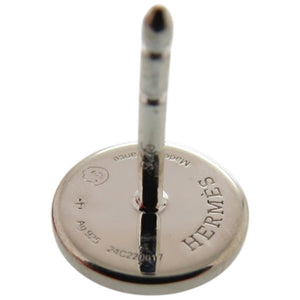 新品同様 エルメス エクスリブリス TPM シルバー925 シルバー 銀 ピアス 1104【中古】HERMES