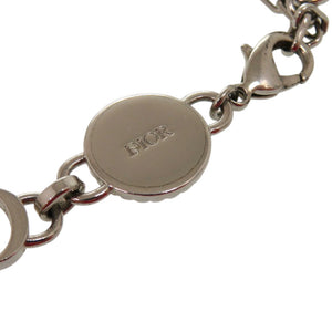 美品 ディオール チェーンブレスレット ETOILE CD ロゴモチーフ メタル シルバー ブレスレット 1107【中古】Dior
