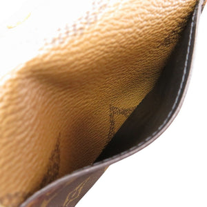 美品 ルイ ヴィトン ポルトフォイユ ゾエ モノグラム 三つ折り財布 M80725 モノグラムキャンバス ブラウン LV 1115【中古】LOUIS VUITTON