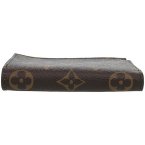 新品同様 ルイ ヴィトン ポルトフォイユ リサ モノグラム M82382 モノグラムキャンバス ブラウン LV 二つ折り財布 1116【中古】LOUIS VUITTON