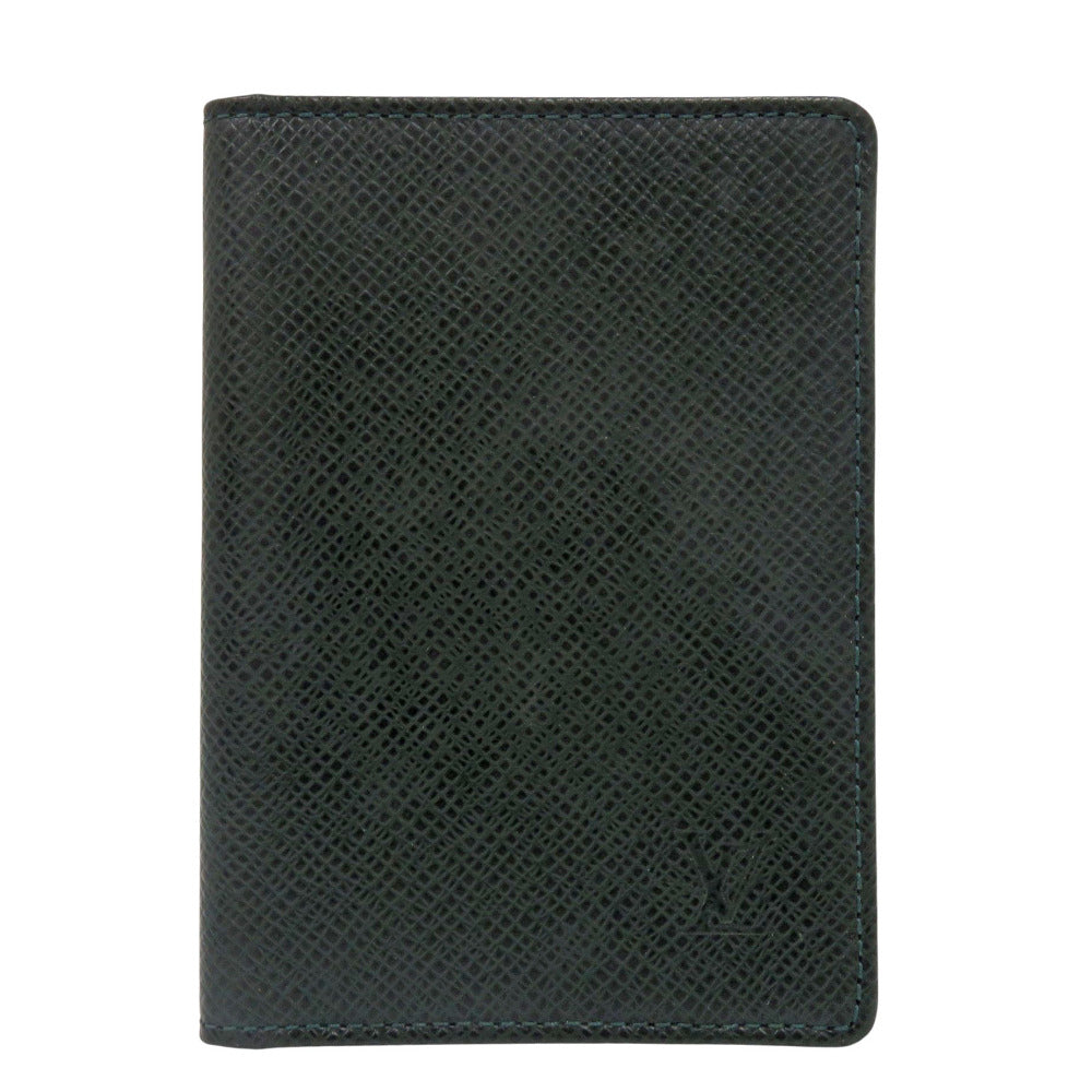 美品 ルイ ヴィトン ポルト2 カルト ヴェルティカル M30494 タイガ エピセア パスケース グリーン LV 1121【中古】LOUIS VUITTON