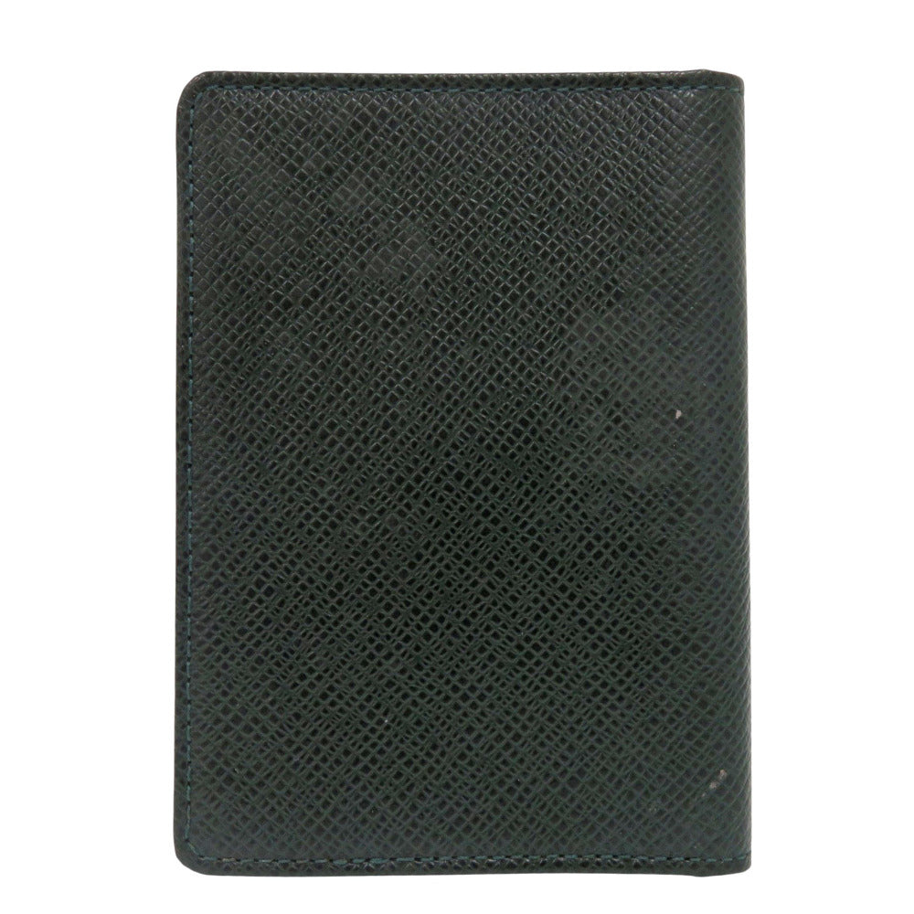 美品 ルイ ヴィトン ポルト2 カルト ヴェルティカル M30494 タイガ エピセア パスケース グリーン LV 1121【中古】LOUIS VUITTON