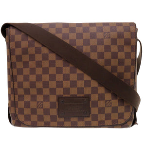 美品 ルイ ヴィトン ダミエ ブルックリンMM N51211 ショルダーバッグ LV 1166【中古】LOUIS VUITTON