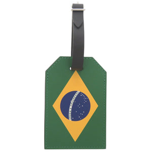 未使用 ルイ ヴィトン ブラジル M63346 エピレザー グリーン/ブルー ネームタグ 緑 青 LV 1227【中古】LOUIS VUITTON