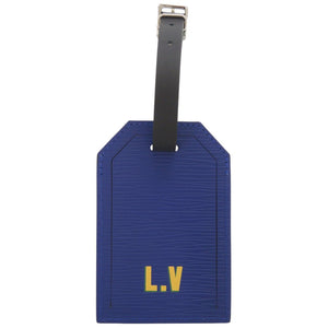 未使用 ルイ ヴィトン ブラジル M63346 エピレザー グリーン/ブルー ネームタグ 緑 青 LV 1227【中古】LOUIS VUITTON